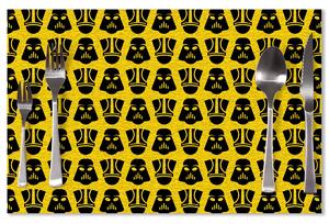 Sablio Prostírání Star Wars Stormtroopeři Pattern na žluté: 40x30cm
