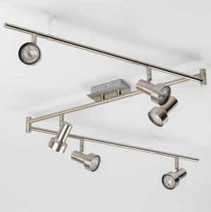LED Bodové svítidlo 6xGU10/4,7W/230V matný chrom