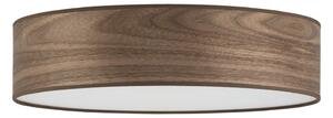 Stropní svítidlo z přírodní dýhy v barvě ořechového dřeva Sotto Luce TSURI L, ⌀ 40 cm