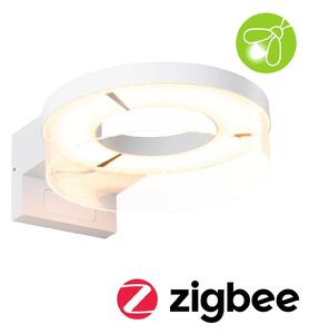 P 93114 LED venkovní nástěnné svítidlo Smart Home Zigbee 3.0 Capea pohybové čidlo neláká hmyz IP44 231mm CCT 12,5W 230V bílá hliník - PAULMANN