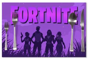 Sablio Prostírání FORTNITE Fialová silueta: 40x30cm