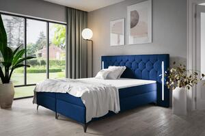 Kontinentální postel Elizabeth 160x200 tmavě modrý