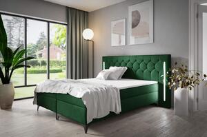 Kontinentální postel Elizabeth 160x200 zelená