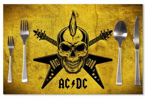 Sablio Prostírání ACDC Lebka: 40x30cm