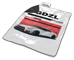 Sablio Plážová deka Nissan GTR 35 Godzilla: 200x140 cm