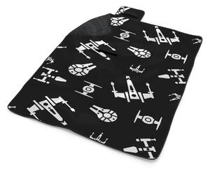 Sablio Plážová deka Star Wars Vesmírné lodě Pattern: 200x140 cm