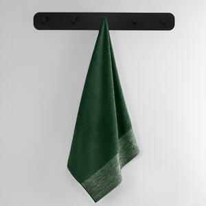 Bavlněný ručník AmeliaHome Aria tmavě zelený