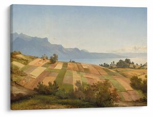 Obraz - Alexandre Calame, Swiss Landscape, reprodukce (70x50 cm)