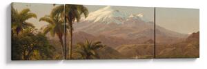 Obraz - Frederic Edwin Church, Tamaca Palms, reprodukce (170x50 cm)