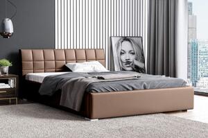 Čalouněná postel Kendi 180x200 hnědý