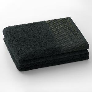 Bavlněný ručník DecoKing Andrea černý