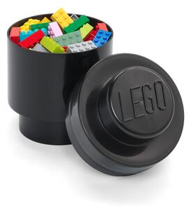Černý úložný kulatý box LEGO®