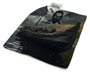 Sablio Plážová deka Vikingové Loď: 200x140 cm