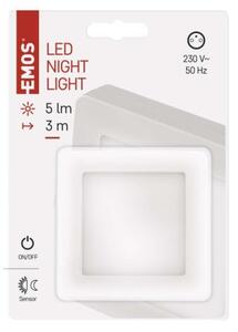 Emos lighting LED noční světlo P3316 s fotosenzorem do zásuvky 1456000130