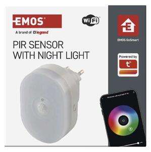 Emos lighting GoSmart PIR senzor (pohybové čidlo) s nočním světlem, WiFi 1456000190