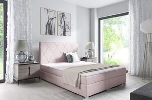 Kontinentální postel Marcus 160x200 růžový