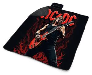 Sablio Plážová deka ACDC Kytarista: 200x140 cm