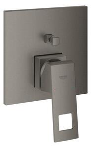 Sprchová a vanová baterie GROHE Eurocube bez podomítkového tělesa kartáčovaný Hard Graphite 24062AL0