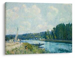 Obraz - Alfred Sisley, The Banks of the Oise, reprodukce (70x50 cm)