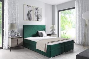 Kontinentální postel Marcus 180x200 zelená