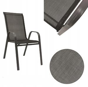 Kontrast Zahradní židle MAJORKA 55 x 65 x 90 cm černá