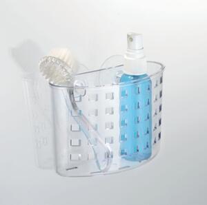 Transparentní samodržící košík iDesign Suction Bath