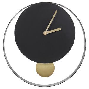 Nástěnné hodiny MAGLAND 30 cm Kov Černá