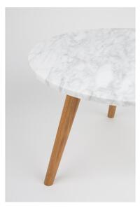 Odkládací stolek s deskou v dekoru kamene Zuiver, ⌀ 50 cm