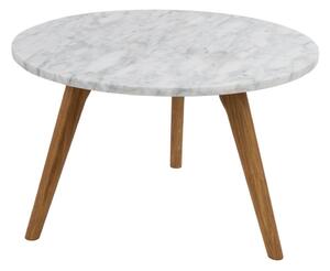 Odkládací stolek s deskou v dekoru kamene Zuiver, ⌀ 50 cm
