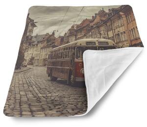 Sablio Deka pro miminko Historický autobus - 80x100 cm