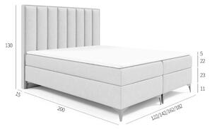 Kontinentální postel Sofia 140x200 zelená