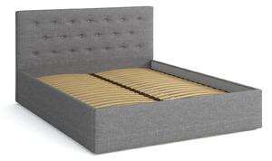 Čalouněná postel s matrací 160x200 Star šedý