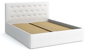 Čalouněná postel s matrací 180x200 Star Bílý