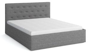 Čalouněná postel s matrací 180x200 Star šedý