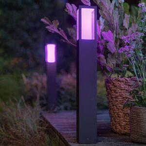 Philips Hue IMPRESS LED osvětlení cesty, RGBW, chytré, stmívatelný, Černá, Hliník, Moderní