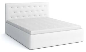 Čalouněná postel s matrací 160x200 Star Bílý
