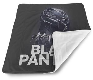 Sablio Deka pro miminko BLACK PANTHER z profilu Černý - 80x100 cm