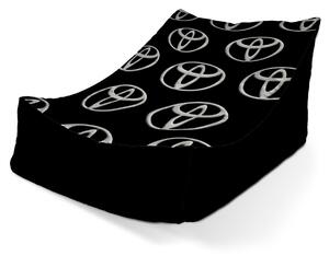 Sablio Sedací vak Lounge Toyota Pattern - 80 x 95 x 50 cm