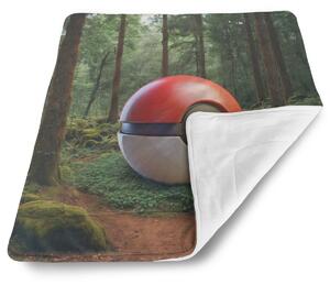 Sablio Deka pro miminko Pokemon ball Les - 80x100 cm