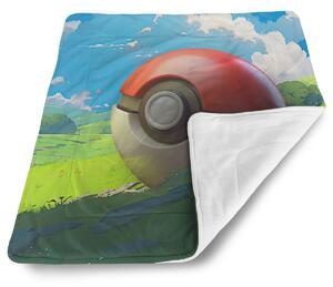 Sablio Deka pro miminko Pokemon ball Krajina - 80x100 cm