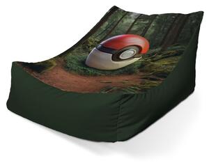 Sablio Sedací vak Lounge Pokemon ball Les - 80 x 95 x 50 cm