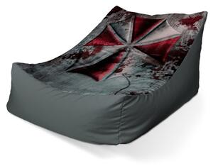 Sablio Sedací vak Lounge Resident Evil Umbrella Corporation Steel - 80 x 95 x 50 cm