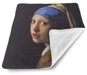 Sablio Deka pro miminko Dívka s perlou - Johannes Vermeer - 80x100 cm