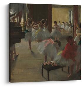 Obraz - Edgar Degas, The Dance Class, reprodukce (30x30 cm)