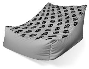 Sablio Sedací vak Lounge Star Wars Stormtrooper Pattern šikmý - 80 x 95 x 50 cm