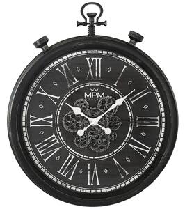 MPM Velké designové nástěnné hodiny v populárním vintage stylu E01.4326.90