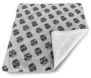 Sablio Deka pro miminko Star Wars Stormtrooper Pattern šikmý - 80x100 cm