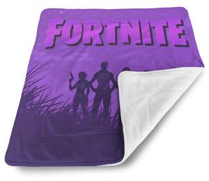 Sablio Deka pro miminko FORTNITE Fialová silueta - 80x100 cm