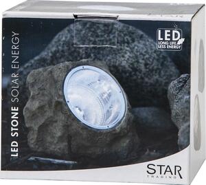 Venkovní solární LED svítidlo Star Trading Rocky, výška 11 cm