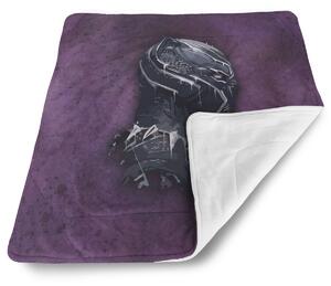 Sablio Deka pro miminko BLACK PANTHER z profilu Fialový mlhavý - 80x100 cm